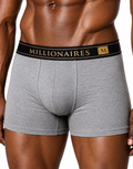 MILLIONAIRES AURA MEN'S BOXER BRIEFS-HEATHER GREY