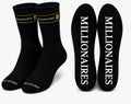 MILLIONAIRES AURA SIGNATURE BLACK SOCKS